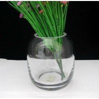 Clear glass vase customized glasses vase