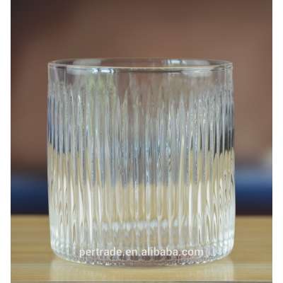 cylinder glass holder jar for candle