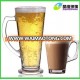 Promotional Glass Mug For Drinking Beer/Tea/Coffee