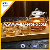 Creative Justice Tableware with Transparent Glass Tea Jug With Hand-Made