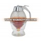 Hot sale storage bottle acrylic glass honey dispenser